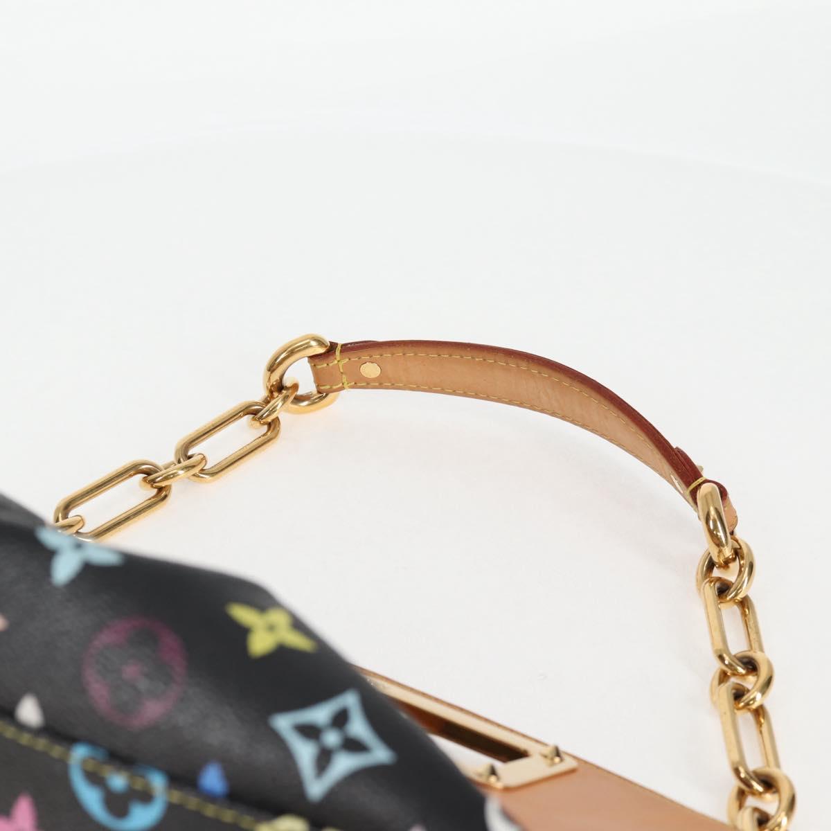 LOUIS VUITTON Monogram Multicolor Judy PM Bag 2way Black M40258 LV Auth 126485SAV
