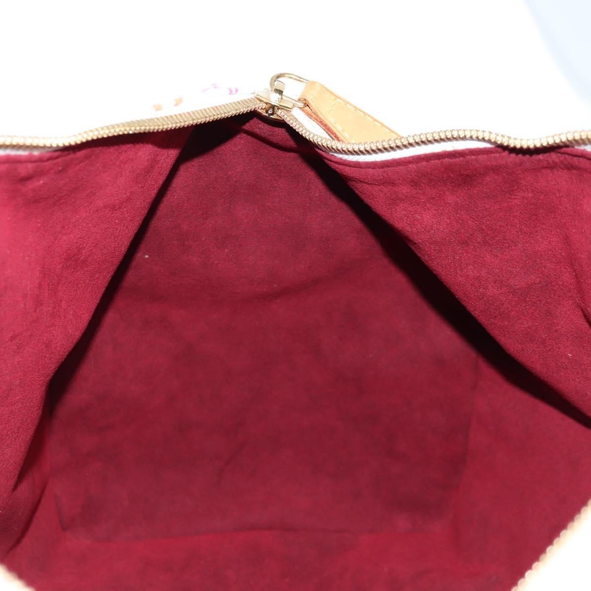 LOUIS VUITTON Monogram Multicolor Keepall 45 Bag White M92641 LV Auth 126488V