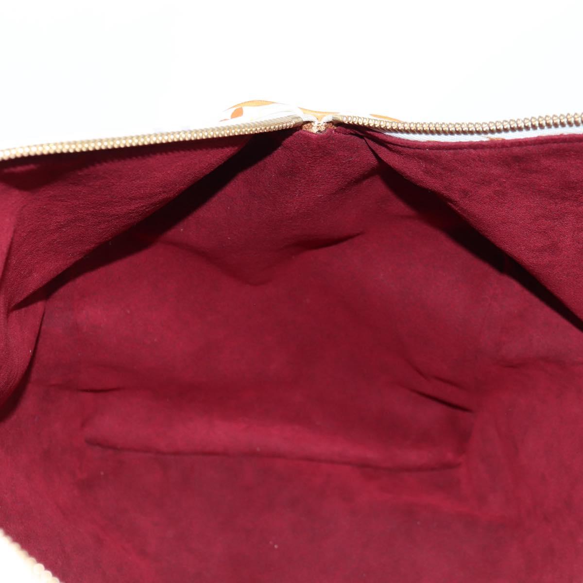 LOUIS VUITTON Monogram Multicolor Keepall 45 Bag White M92641 LV Auth 126488V