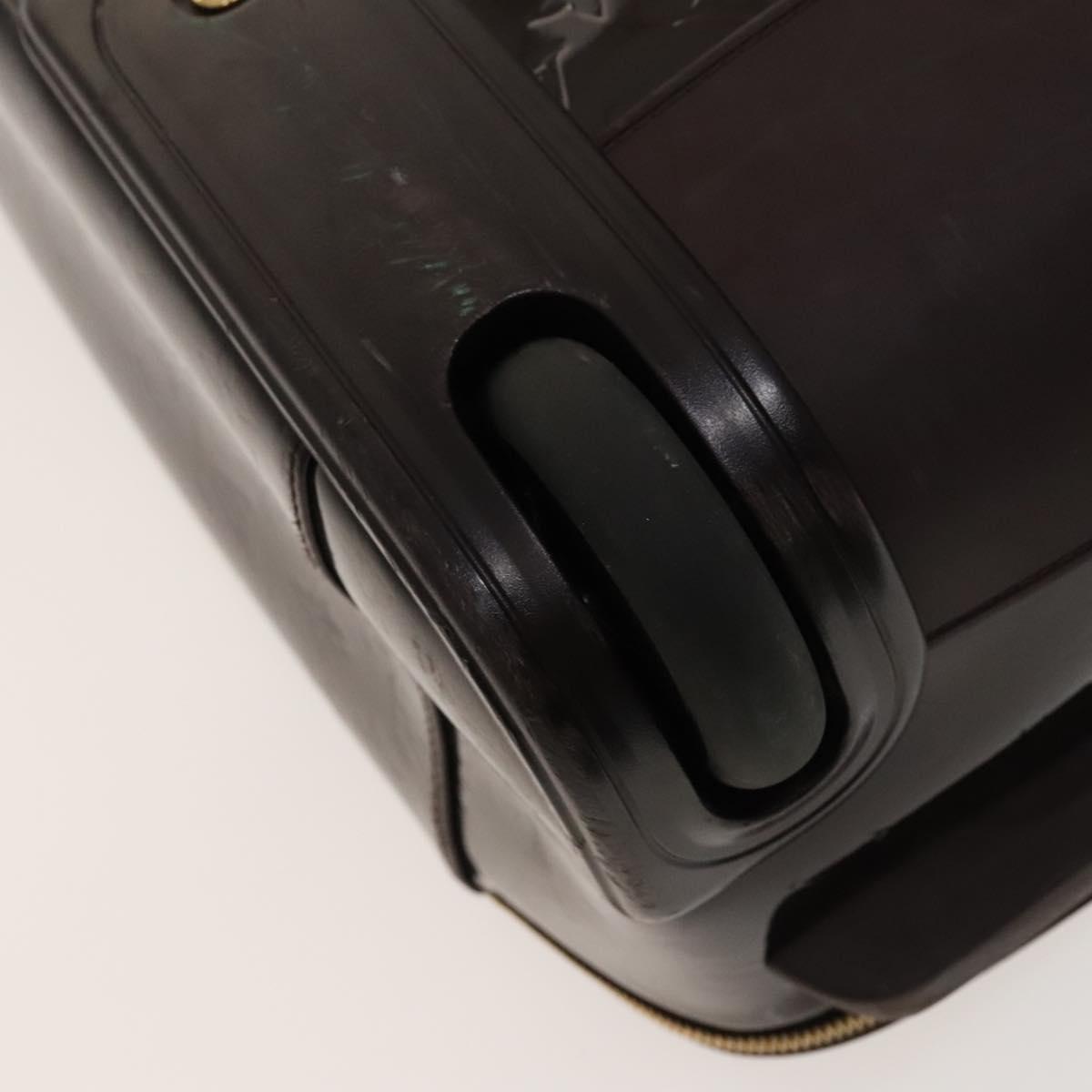 LOUIS VUITTON Monogram Vernis Pegas 45 Suitcase Amarante M91277 LV Auth 126511