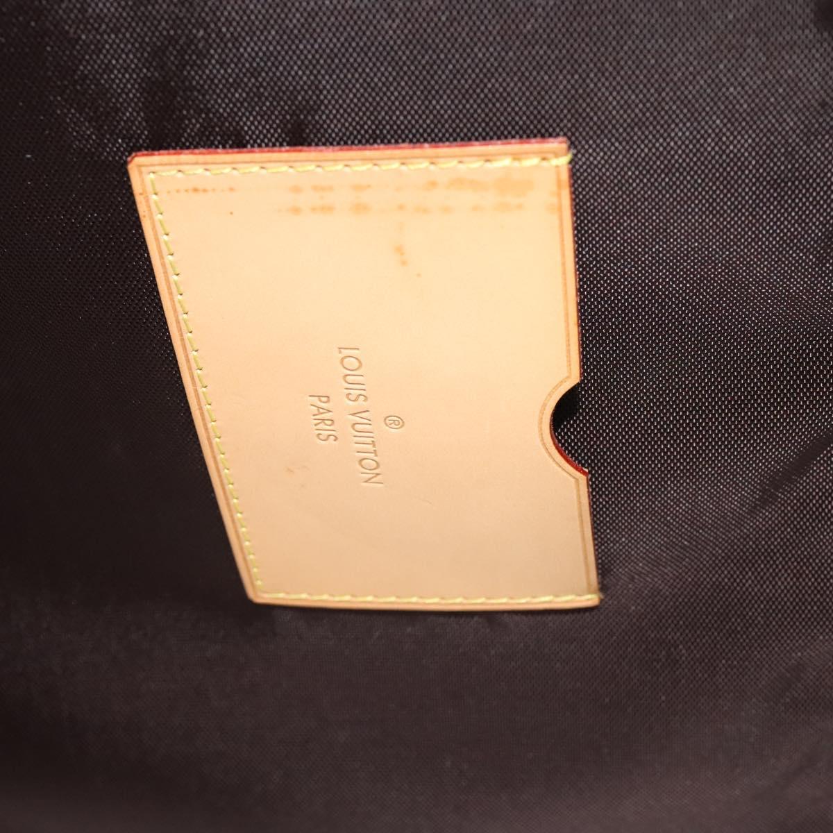 LOUIS VUITTON Monogram Vernis Pegas 45 Suitcase Amarante M91277 LV Auth 126511