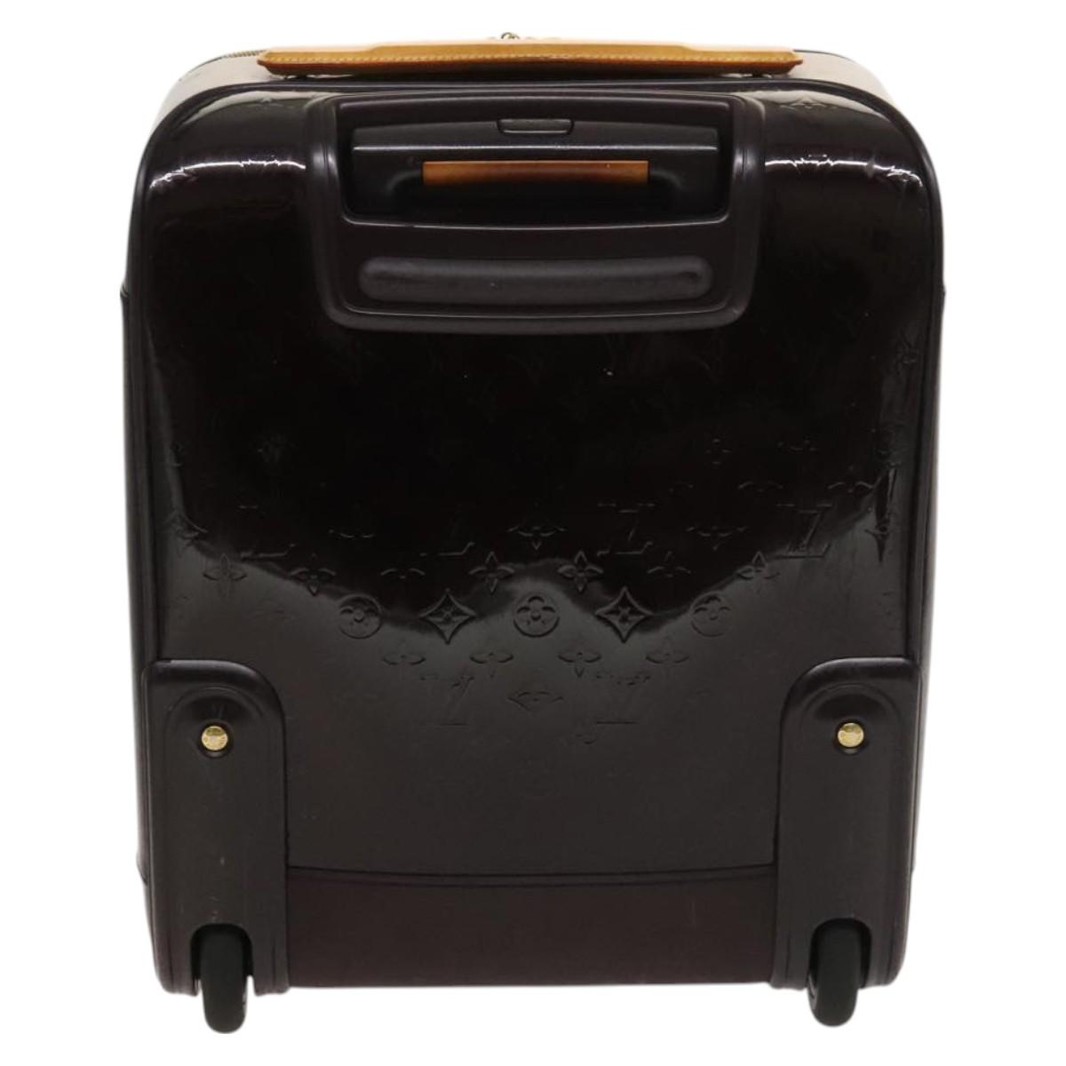 LOUIS VUITTON Monogram Vernis Pegas 45 Suitcase Amarante M91277 LV Auth 126511