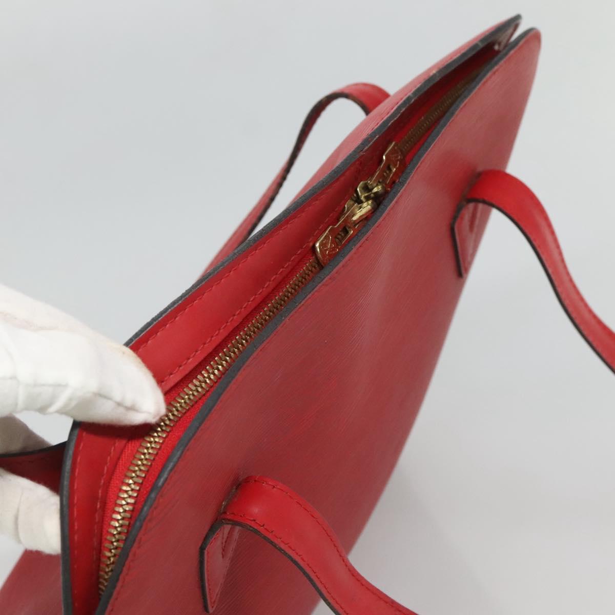 LOUIS VUITTON Epi Lussac Shoulder Bag Red M52287 LV Auth 126548