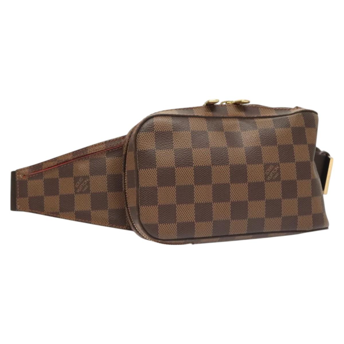 LOUIS VUITTON Damier Ebene Geronimos Shoulder Bag N51994 LV Auth 126551