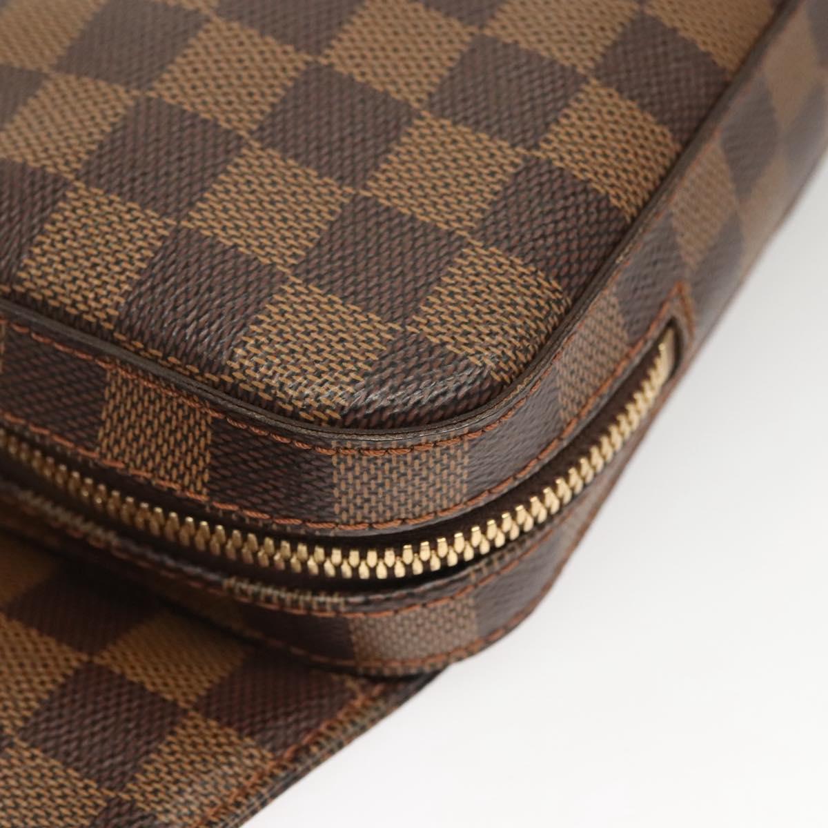 LOUIS VUITTON Damier Ebene Geronimos Shoulder Bag N51994 LV Auth 126551