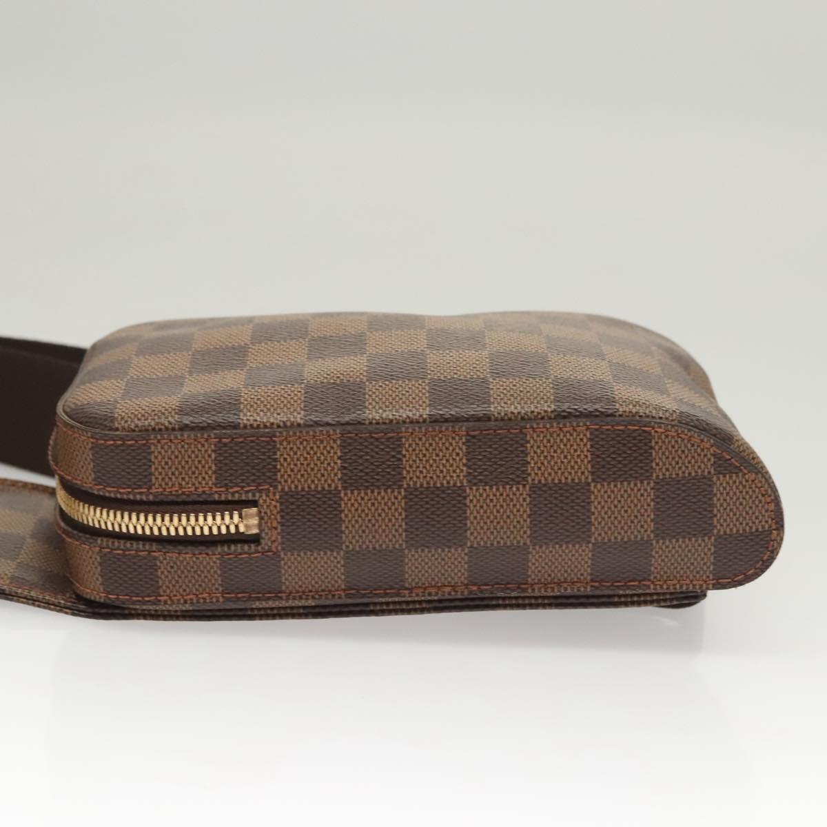 LOUIS VUITTON Damier Ebene Geronimos Shoulder Bag N51994 LV Auth 126551