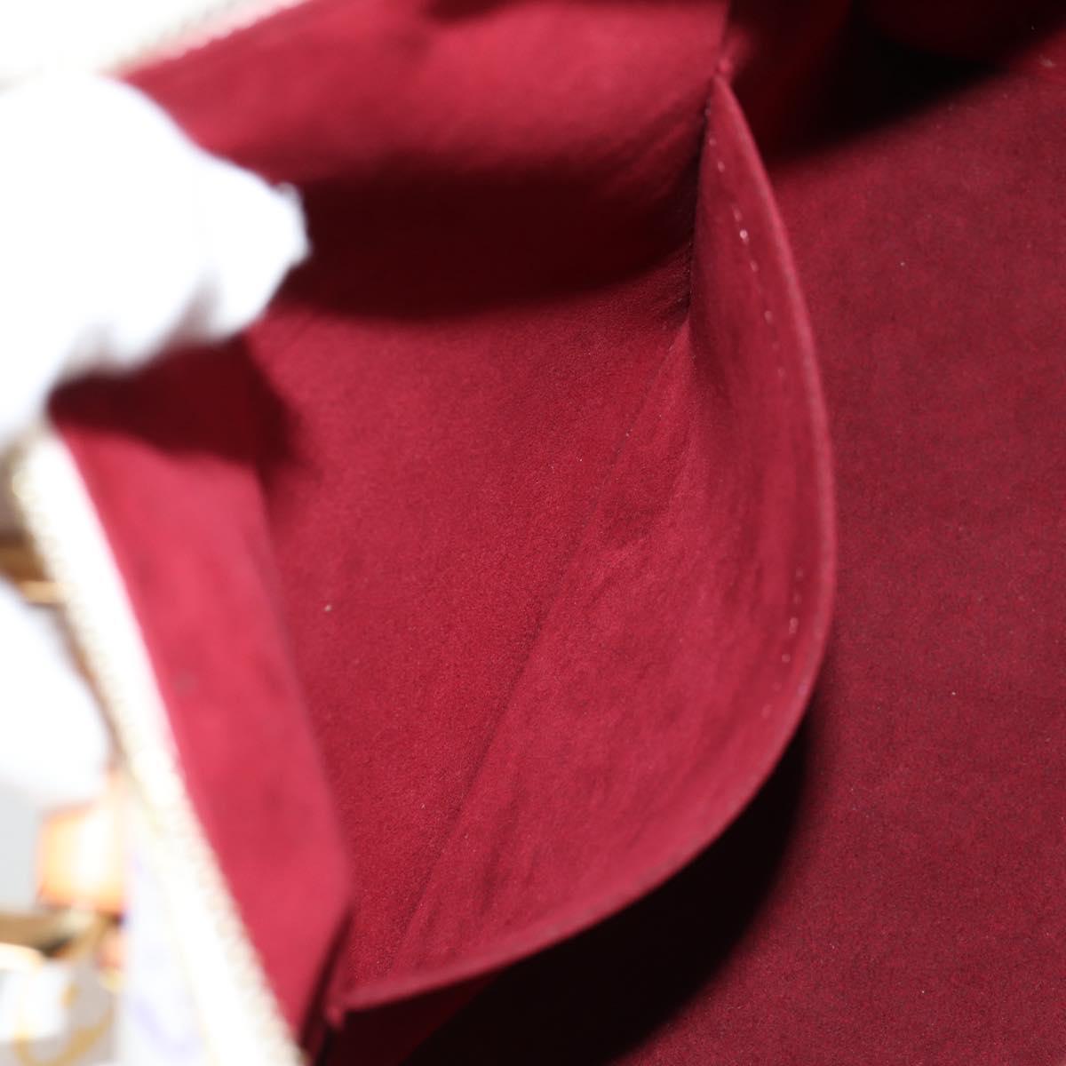 LOUIS VUITTON Monogram Multicolor Speedy 30 Hand Bag White M92643 Auth 126568V