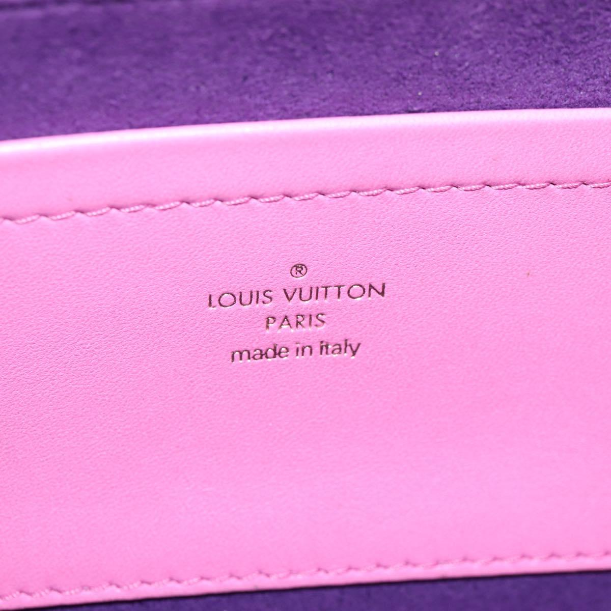 LOUIS VUITTON Monogram Pochette Coussin Shoulder Bag Pink M80745 LV Auth 126599SAM