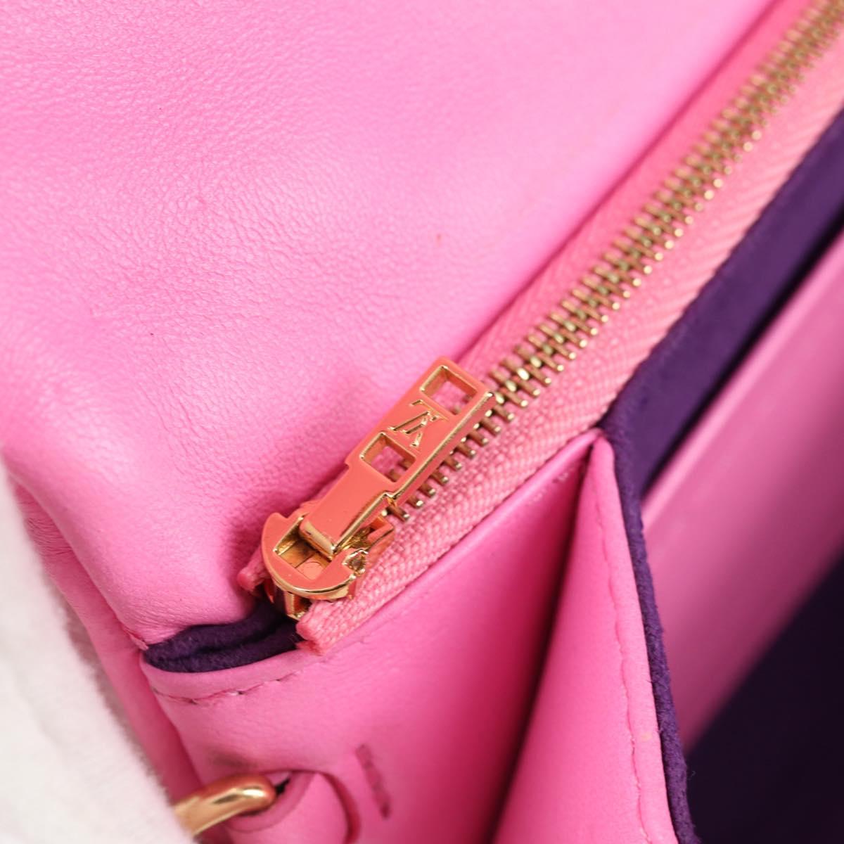 LOUIS VUITTON Monogram Pochette Coussin Shoulder Bag Pink M80745 LV Auth 126599SAM