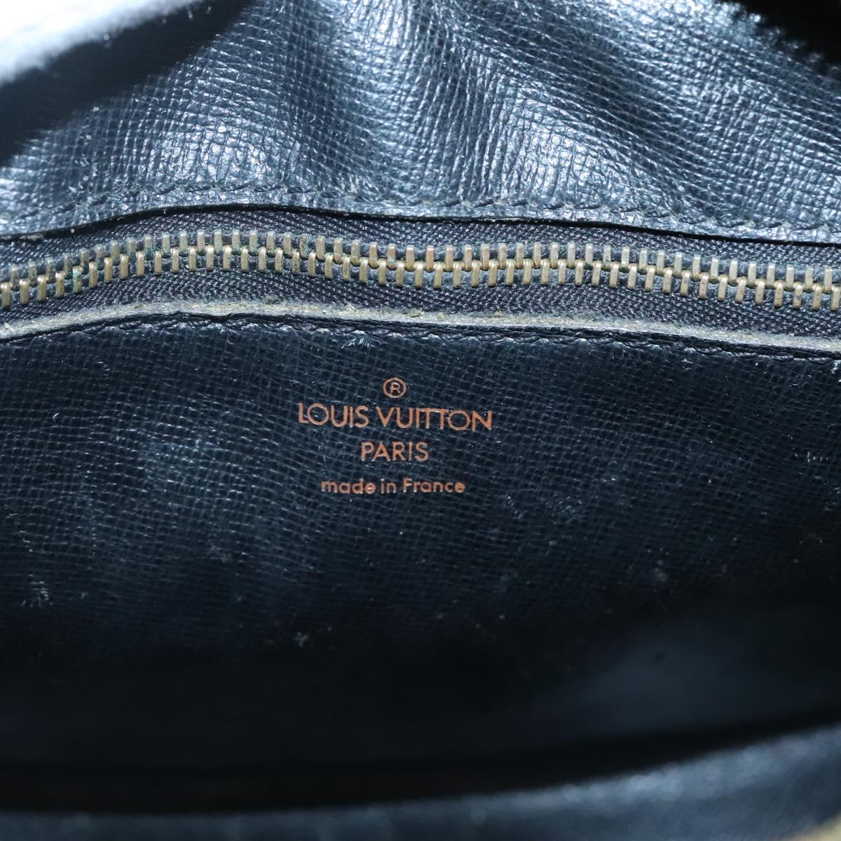 LOUIS VUITTON Epi June Feuille Shoulder Bag Blue M52155 LV Auth 126600