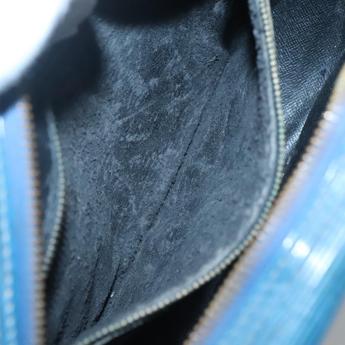 LOUIS VUITTON Epi June Feuille Shoulder Bag Blue M52155 LV Auth 126600