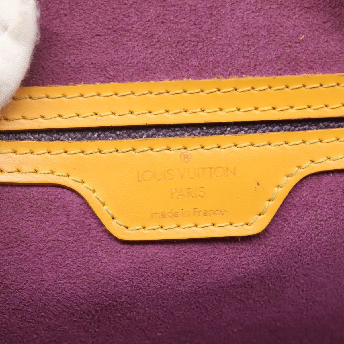 LOUIS VUITTON Epi Mabillon Backpack Yellow M52239 LV Auth 126601