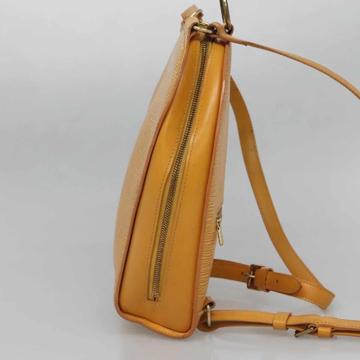 LOUIS VUITTON Epi Mabillon Backpack Yellow M52239 LV Auth 126601