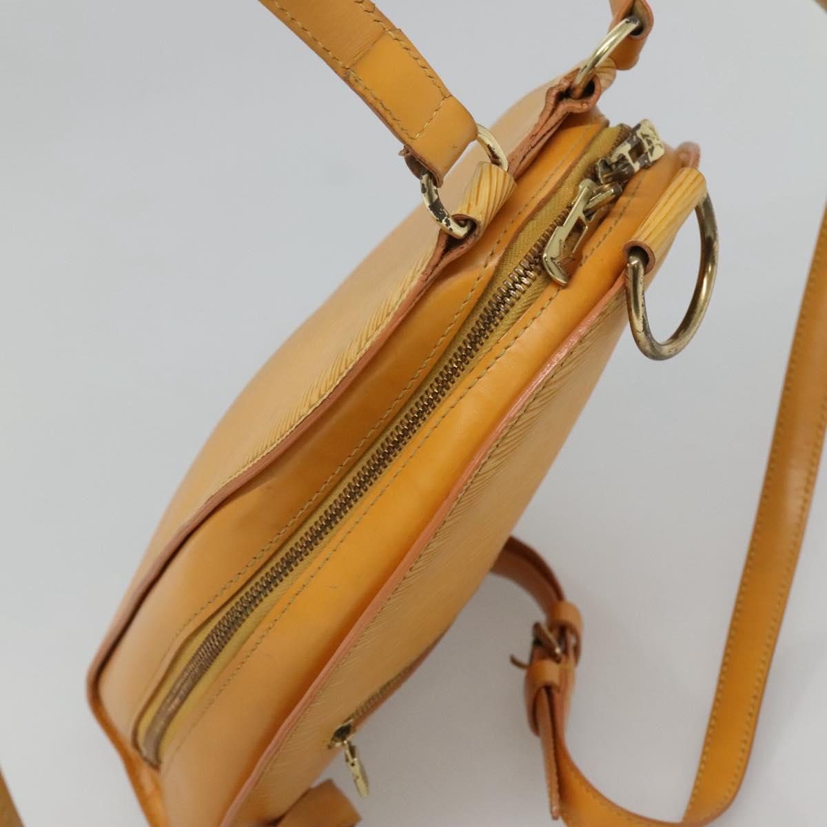 LOUIS VUITTON Epi Mabillon Backpack Yellow M52239 LV Auth 126601