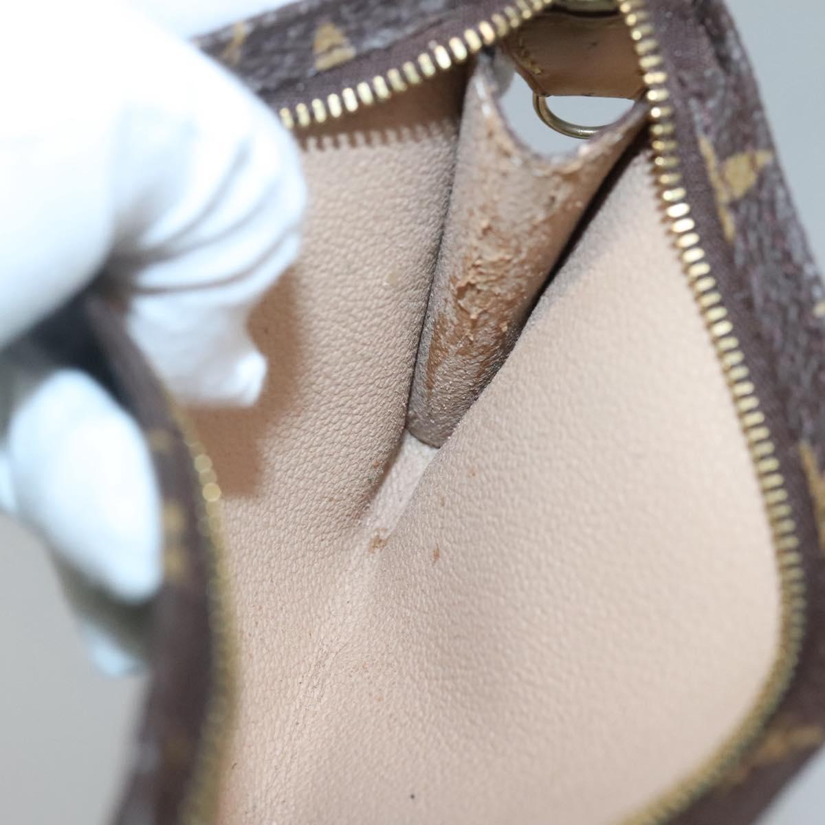 LOUIS VUITTON Monogram Bucket PM Accessory Pouch LV Auth 126627