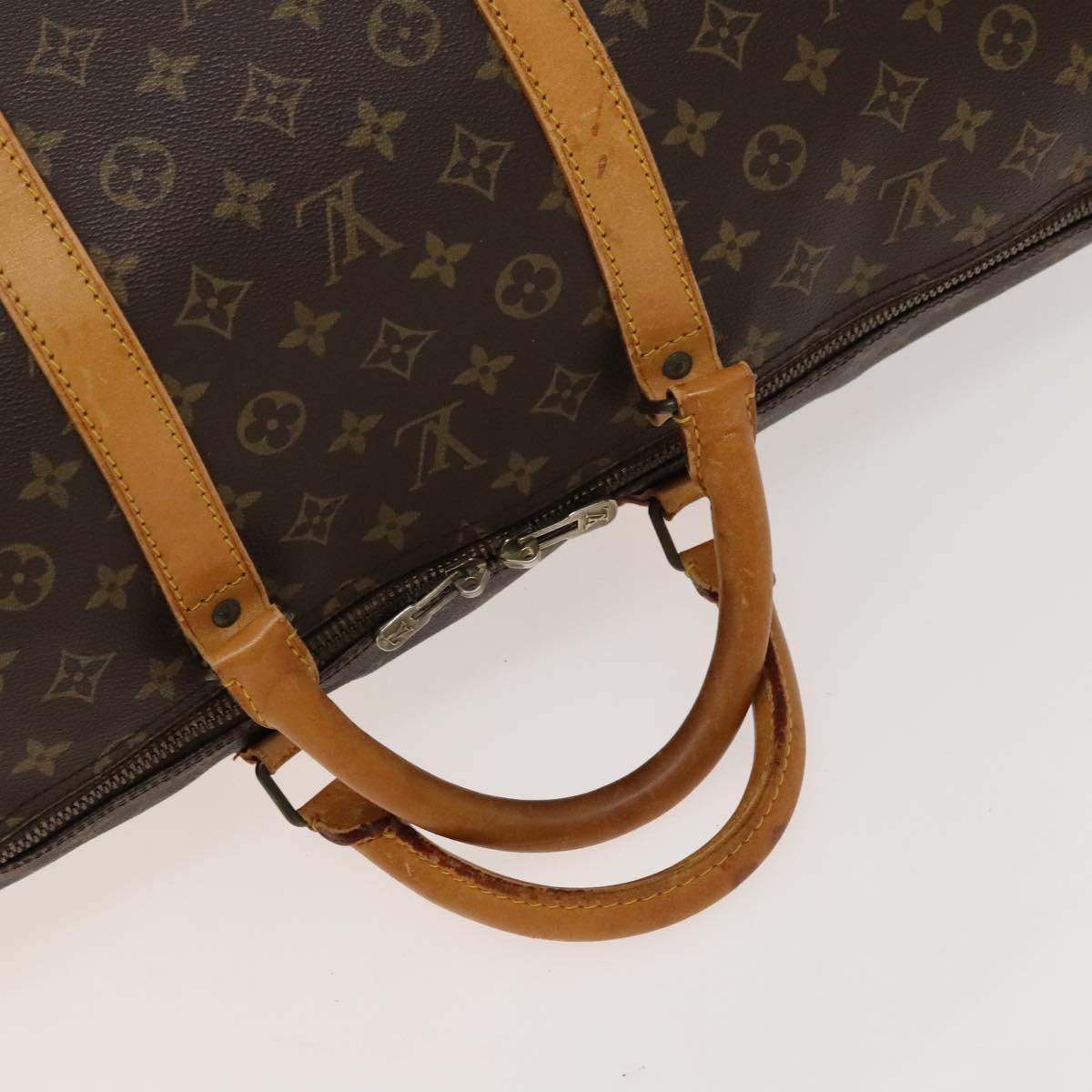 LOUIS VUITTON Monogram Keepall 60 Boston Bag M41422 LV Auth 126629