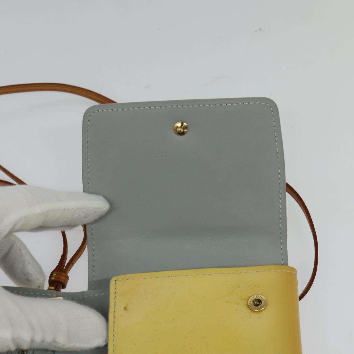 LOUIS VUITTON Monogram Vernis Walker Gris M91031 LV Auth 126634