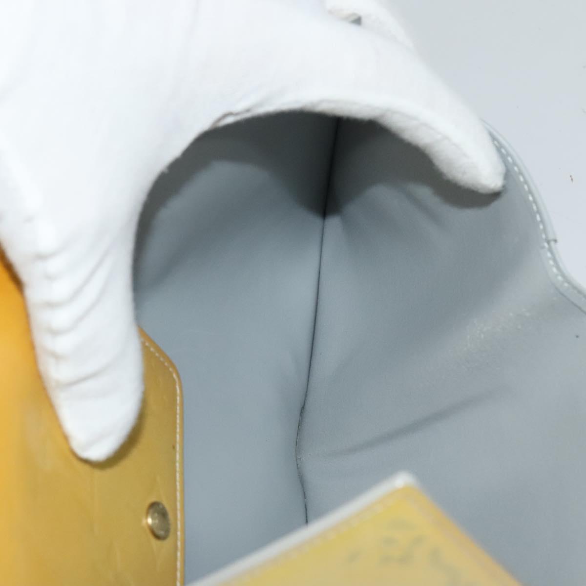 LOUIS VUITTON Monogram Vernis Walker Gris M91031 LV Auth 126634