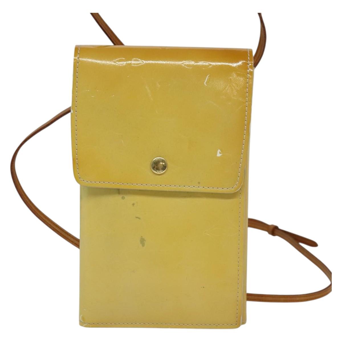 LOUIS VUITTON Monogram Vernis Walker Gris M91031 LV Auth 126634