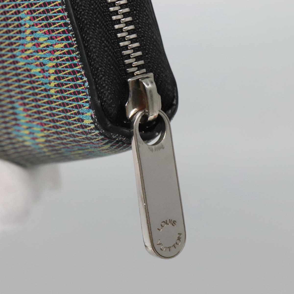 LOUIS VUITTON Monogram LV Pop Zippy Wallet Long Wallet Green M68664 Auth 126655