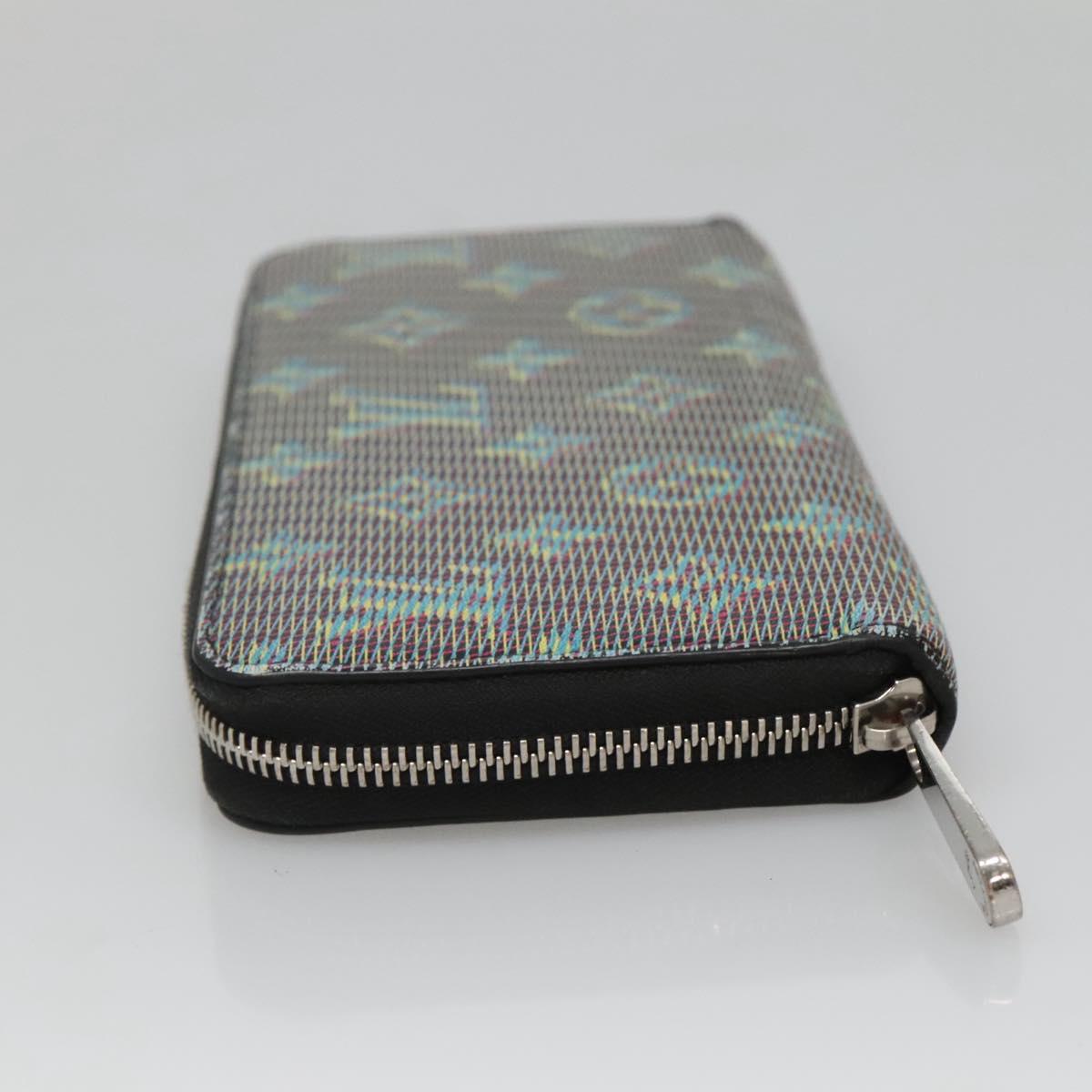 LOUIS VUITTON Monogram LV Pop Zippy Wallet Long Wallet Green M68664 Auth 126655