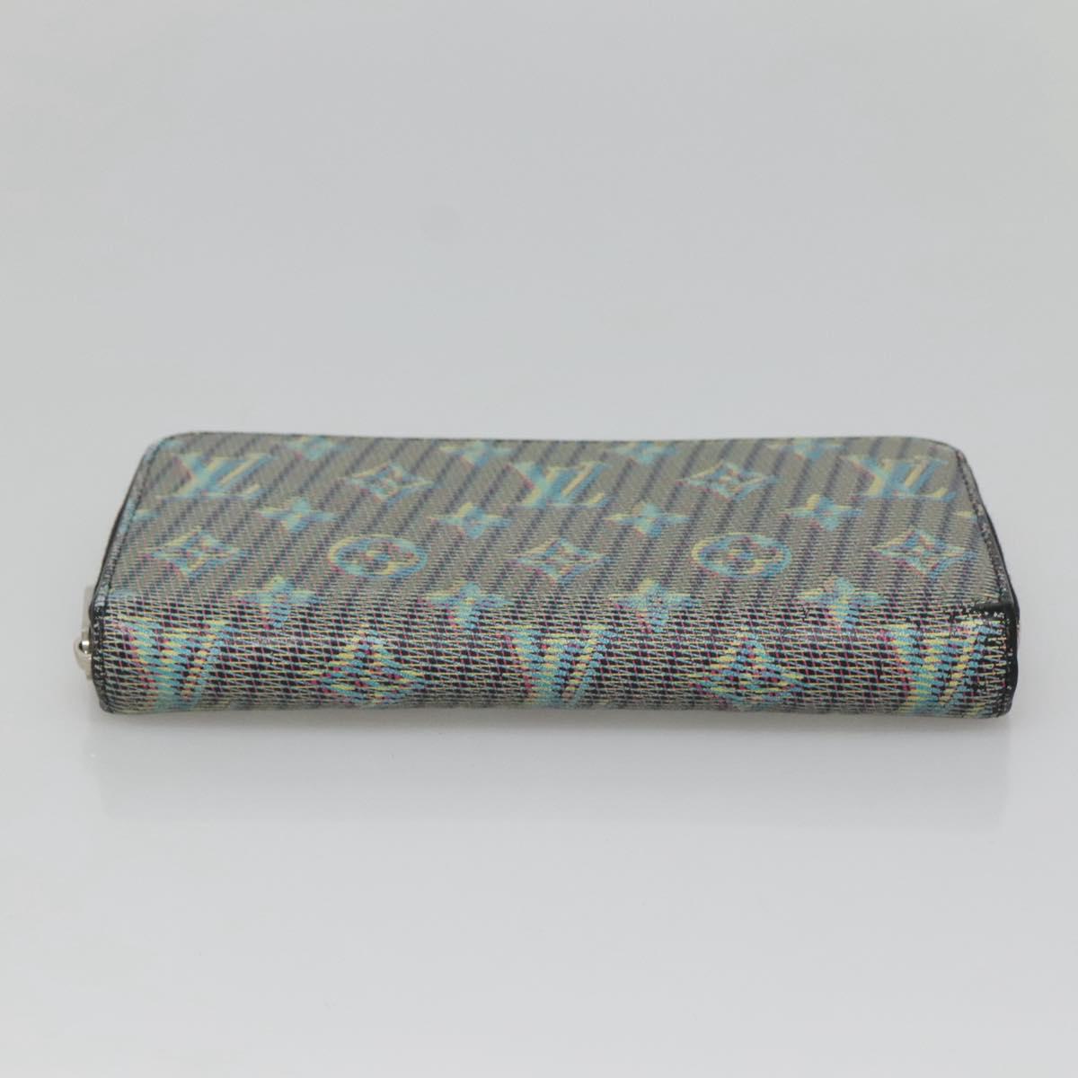 LOUIS VUITTON Monogram LV Pop Zippy Wallet Long Wallet Green M68664 Auth 126655