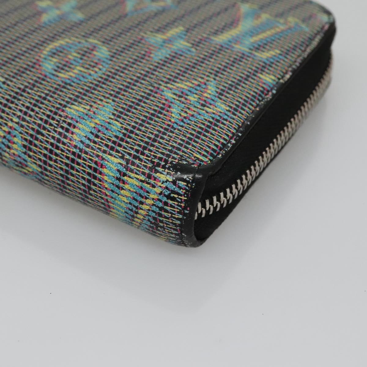 LOUIS VUITTON Monogram LV Pop Zippy Wallet Long Wallet Green M68664 Auth 126655