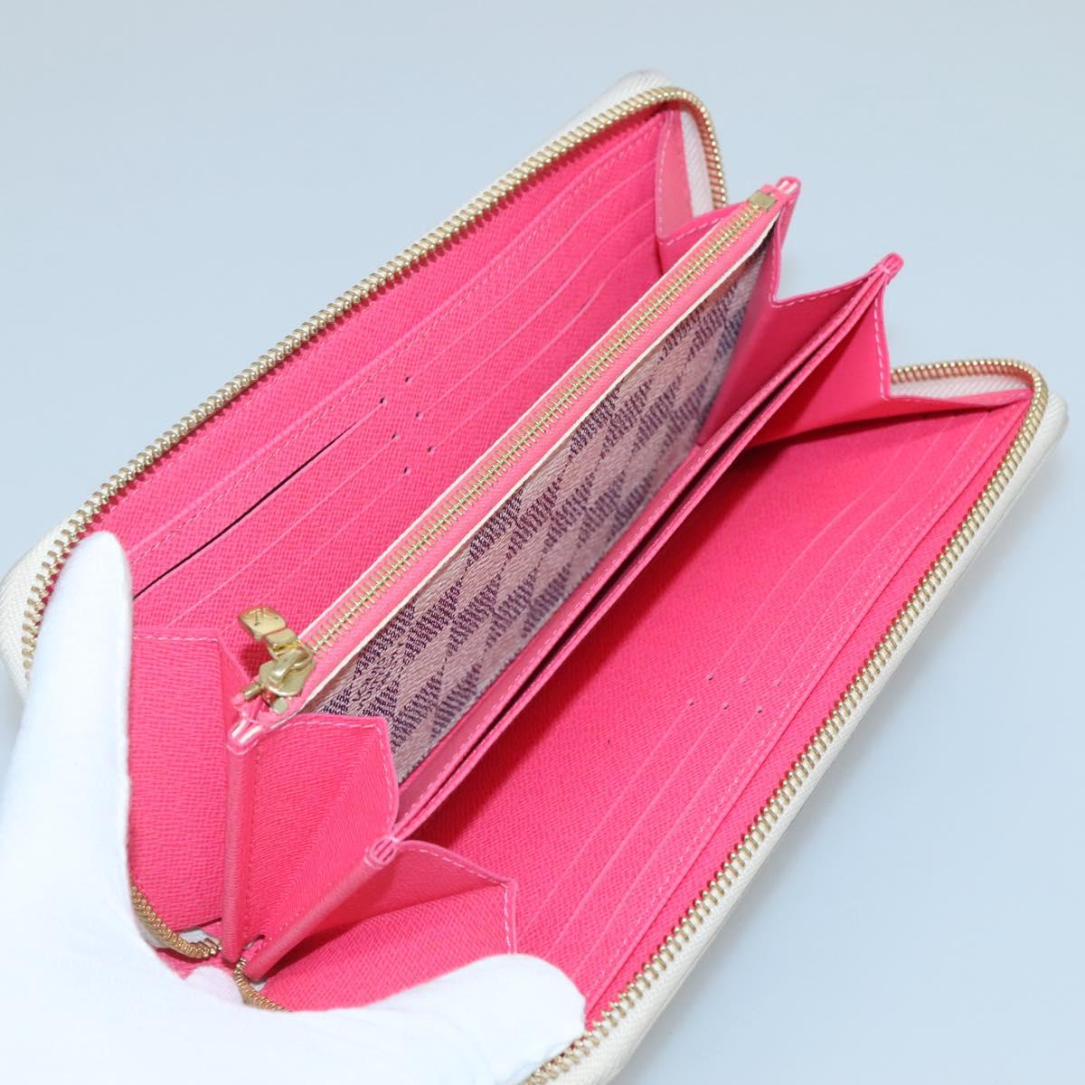 LOUIS VUITTON Damier Azur Vivienne Zippy Wallet Long Wallet N40507 Auth 126659