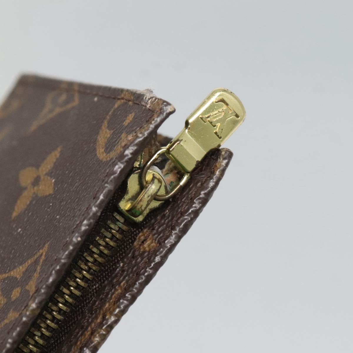 LOUIS VUITTON Monogram Bucket PM Accessory Pouch LV Auth 126663