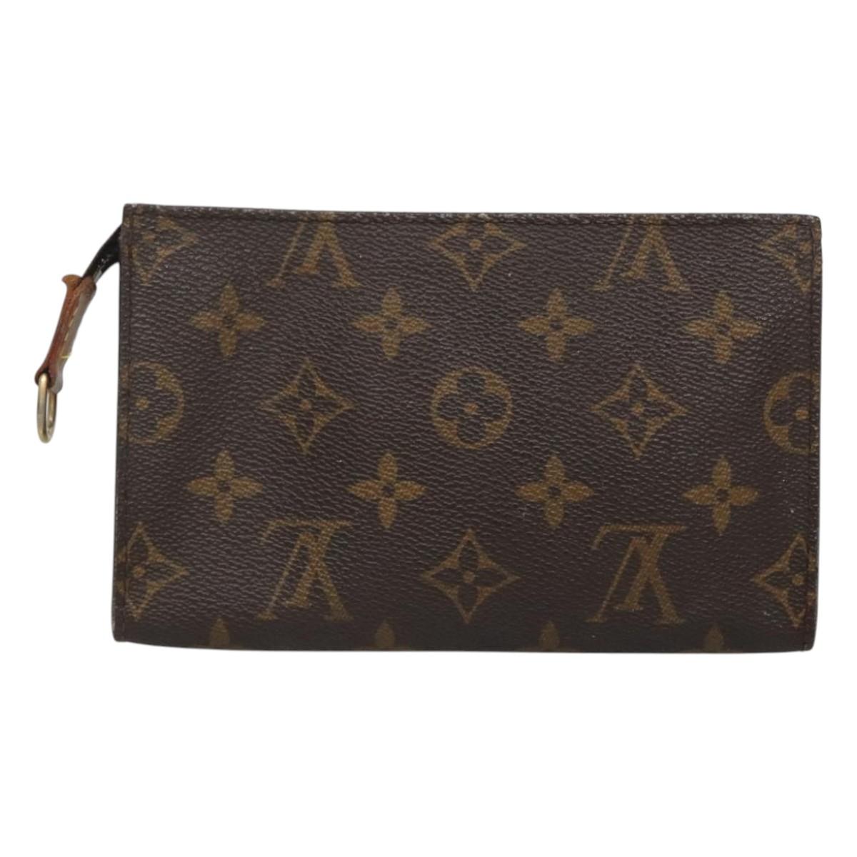 LOUIS VUITTON Monogram Bucket PM Accessory Pouch LV Auth 126663
