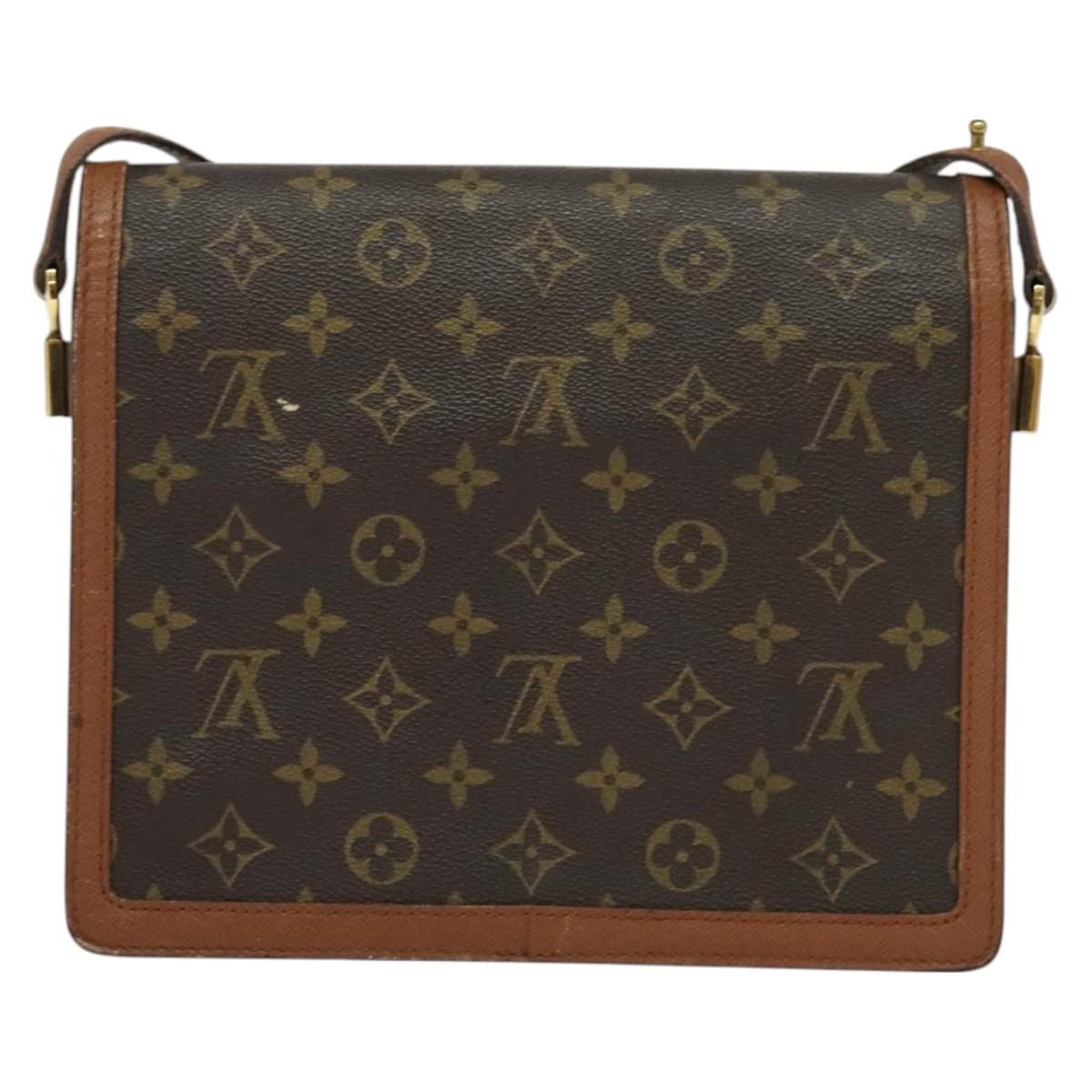 LOUIS VUITTON Monogram Raspail Shoulder Bag M51372 LV Auth 126668
