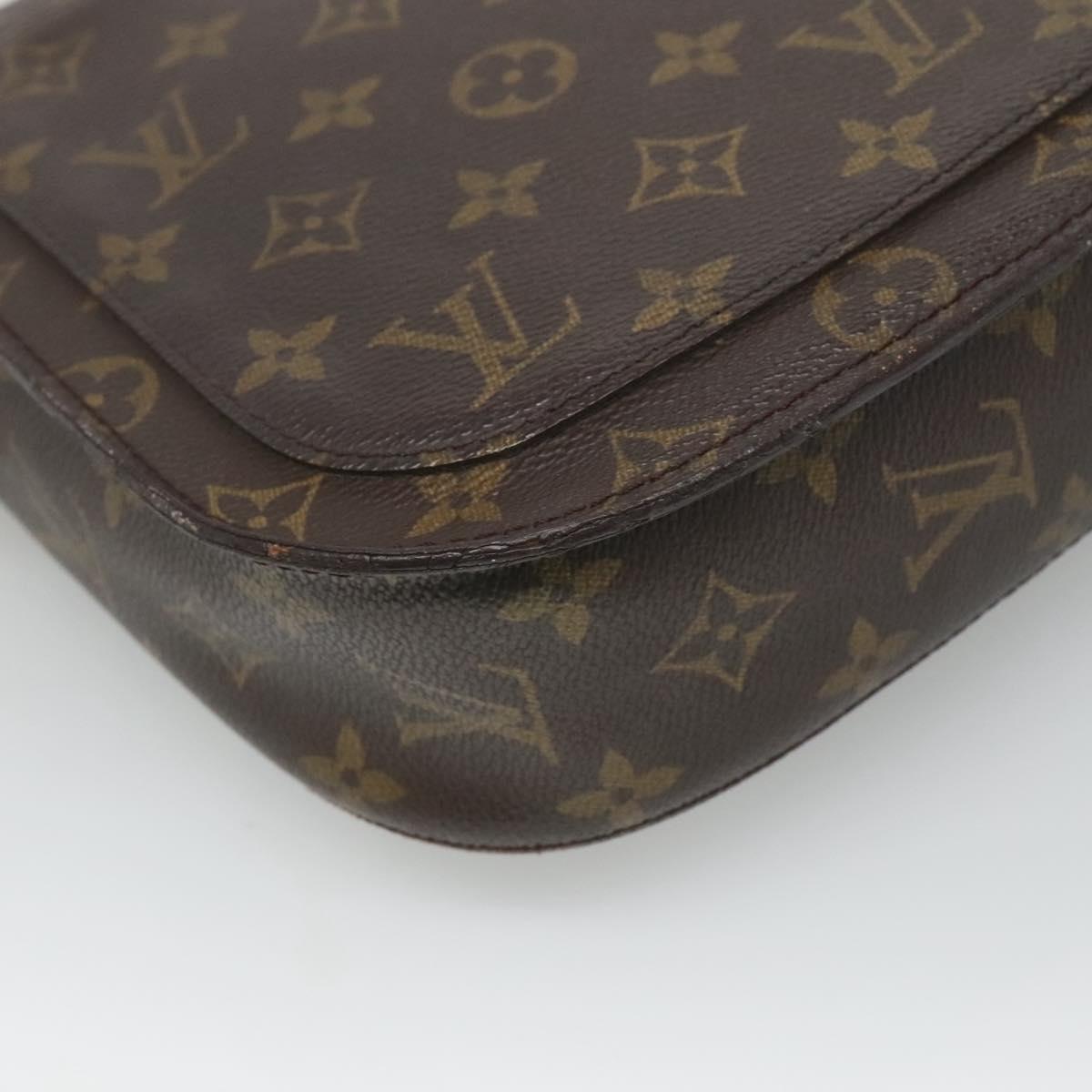 LOUIS VUITTON Monogram Saint Cloud GM Shoulder Bag M51242 LV Auth 126669