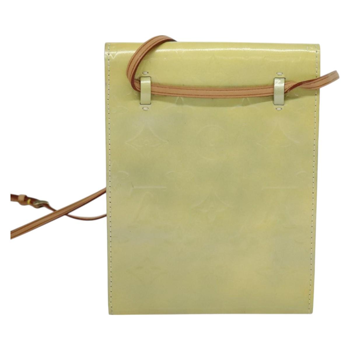 LOUIS VUITTON Monogram Vernis Kenmare Shoulder Bag Gris M91060 LV Auth 126678