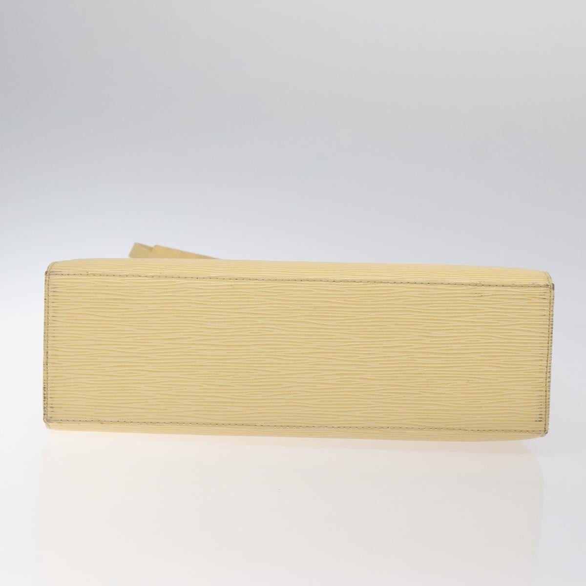 LOUIS VUITTON Epi Croisette PM Tote Bag Vanilla M5249A LV Auth 126679