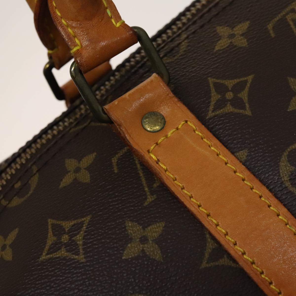 LOUIS VUITTON Monogram Keepall 55 Boston Bag M41424 LV Auth 126716