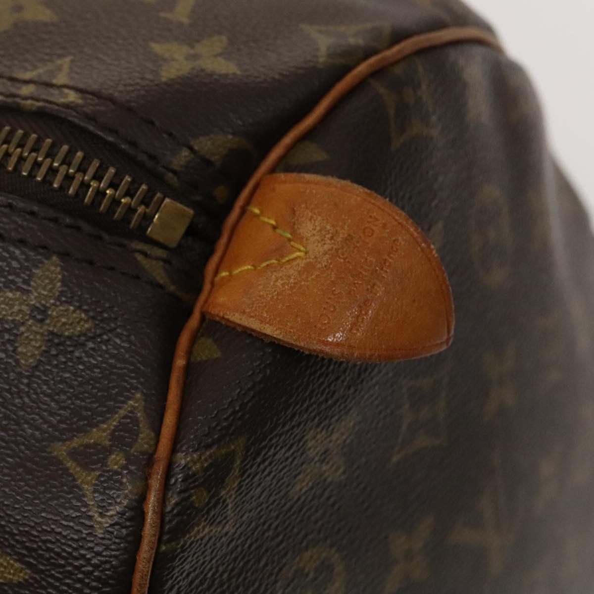 LOUIS VUITTON Monogram Keepall 55 Boston Bag M41424 LV Auth 126716