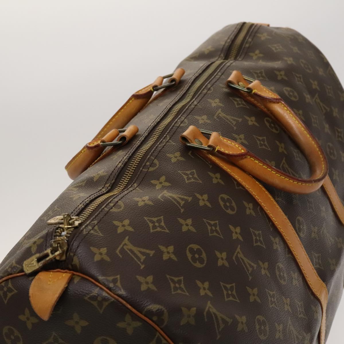 LOUIS VUITTON Monogram Keepall 55 Boston Bag M41424 LV Auth 126716