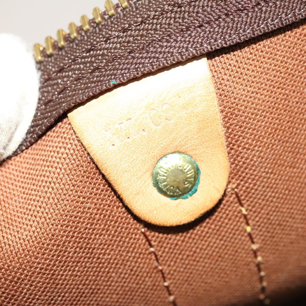 LOUIS VUITTON Monogram Keepall Bandouliere 60 Boston Bag M41412 LV Auth 126773