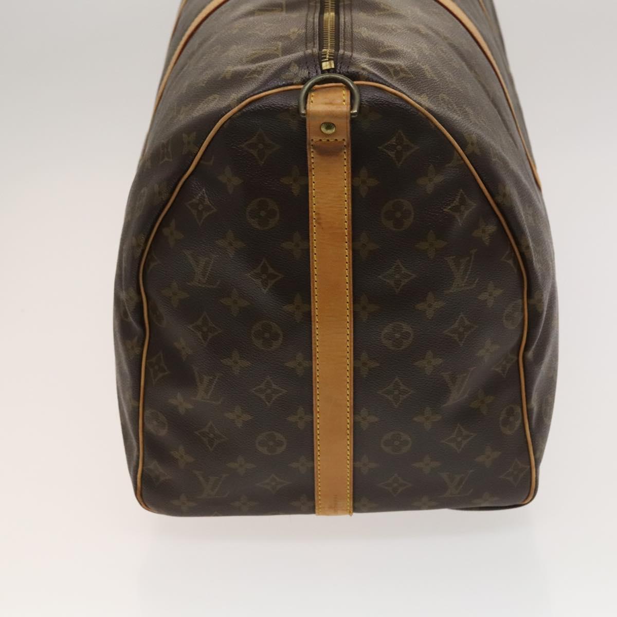 LOUIS VUITTON Monogram Keepall Bandouliere 60 Boston Bag M41412 LV Auth 126773