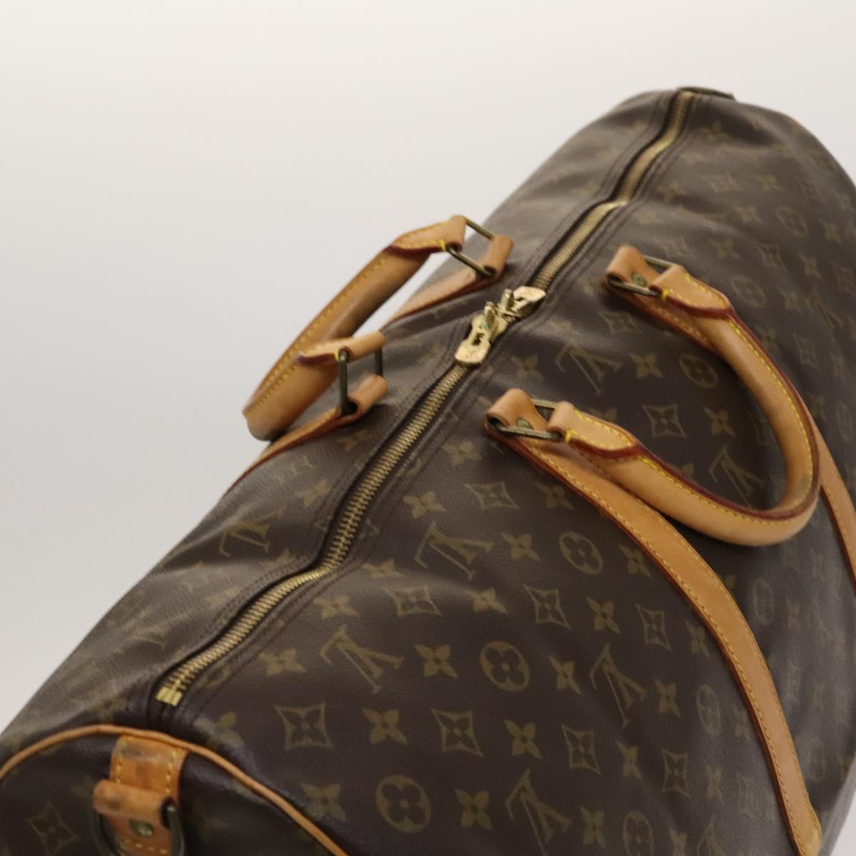 LOUIS VUITTON Monogram Keepall Bandouliere 60 Boston Bag M41412 LV Auth 126773