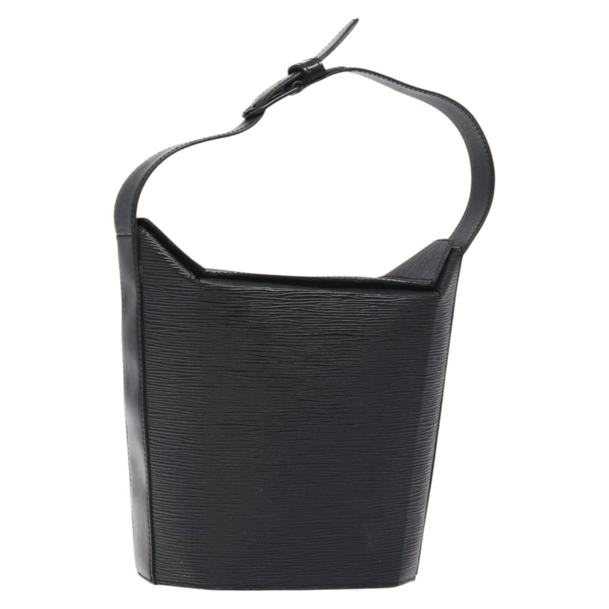 LOUIS VUITTON Epi Sac Seau Shoulder Bag Black M80161 LV Auth 126787