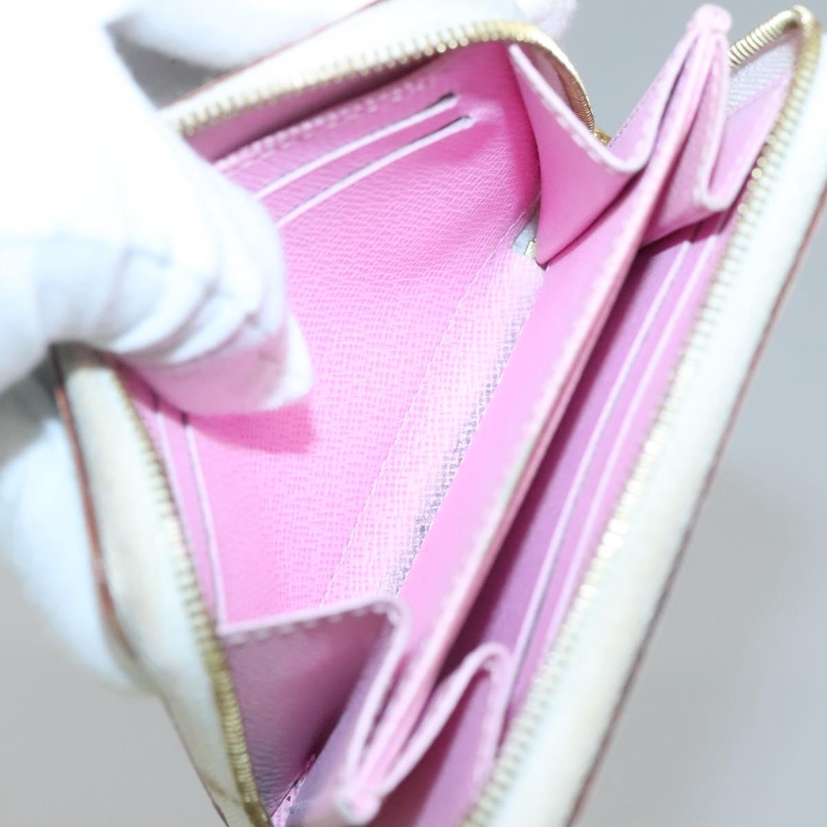 LOUIS VUITTON Monogram Multicolor Zippy Coin Purse White M93741 LV Auth 126806