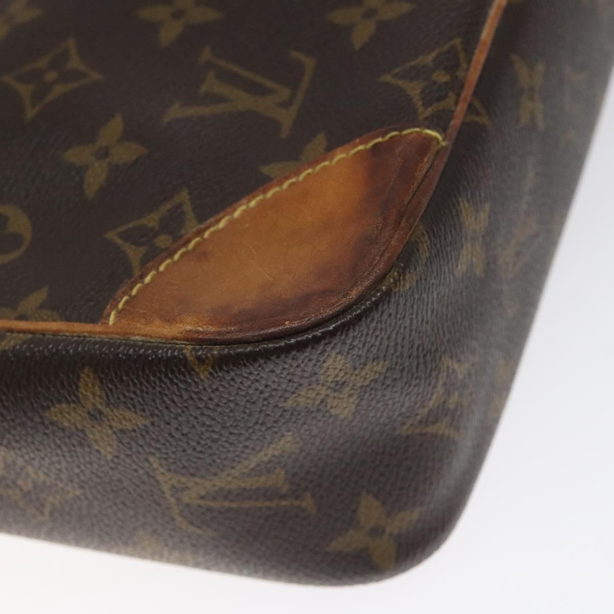 LOUIS VUITTON Monogram Compiegne 28 Clutch Bag M51845 LV Auth 126832