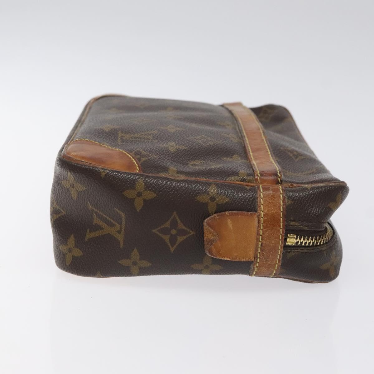 LOUIS VUITTON Monogram Compiegne 28 Clutch Bag M51845 LV Auth 126832
