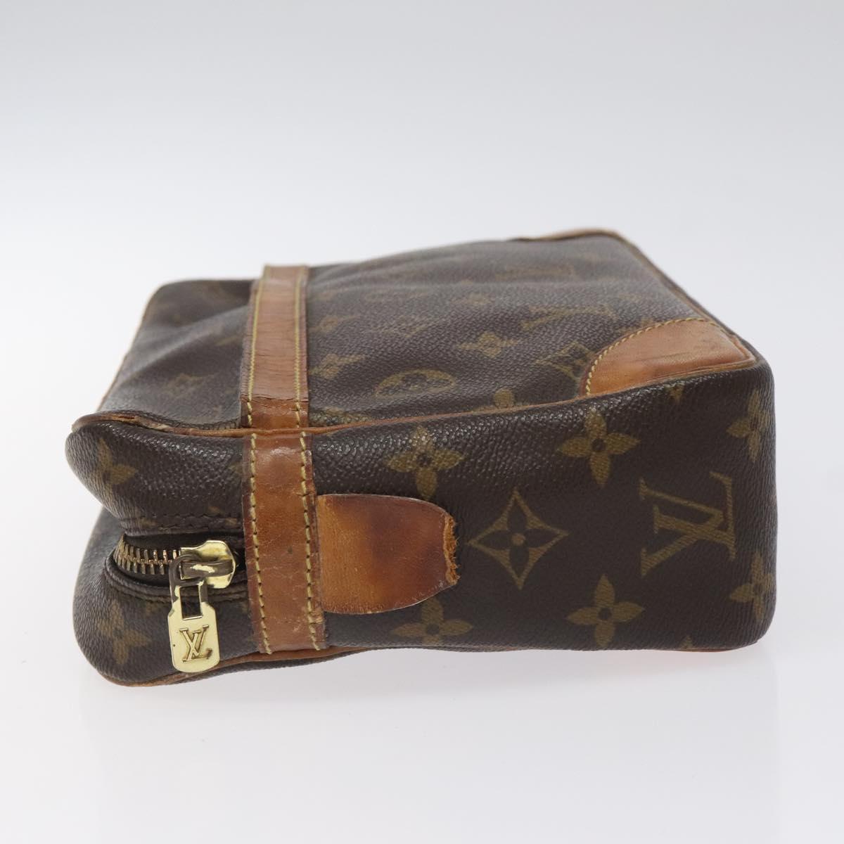 LOUIS VUITTON Monogram Compiegne 28 Clutch Bag M51845 LV Auth 126832