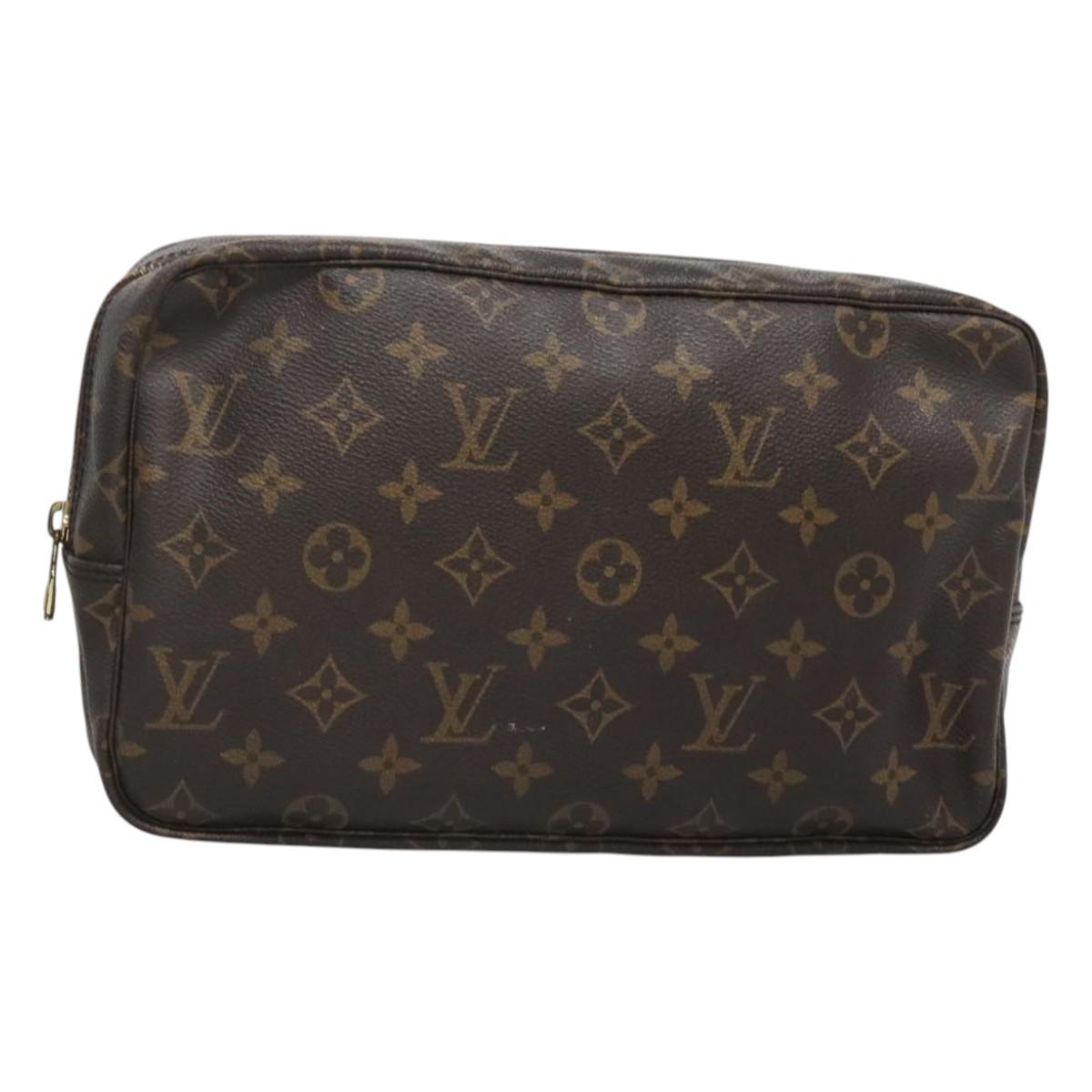 LOUIS VUITTON Monogram Trousse Toilette 28 Clutch Bag M47522 LV Auth 126851
