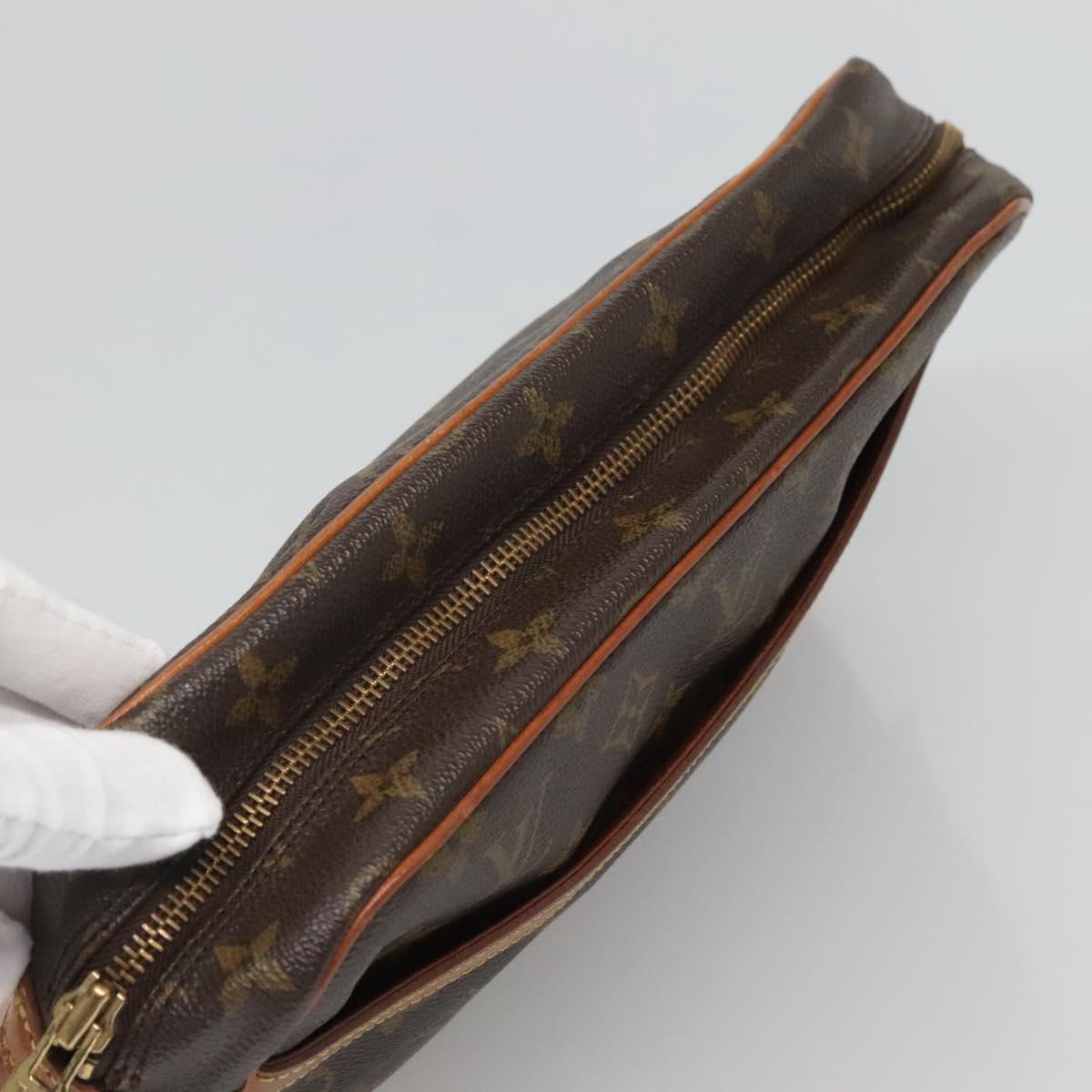 LOUIS VUITTON Monogram Compiegne 28 Clutch Bag M51845 LV Auth 126878