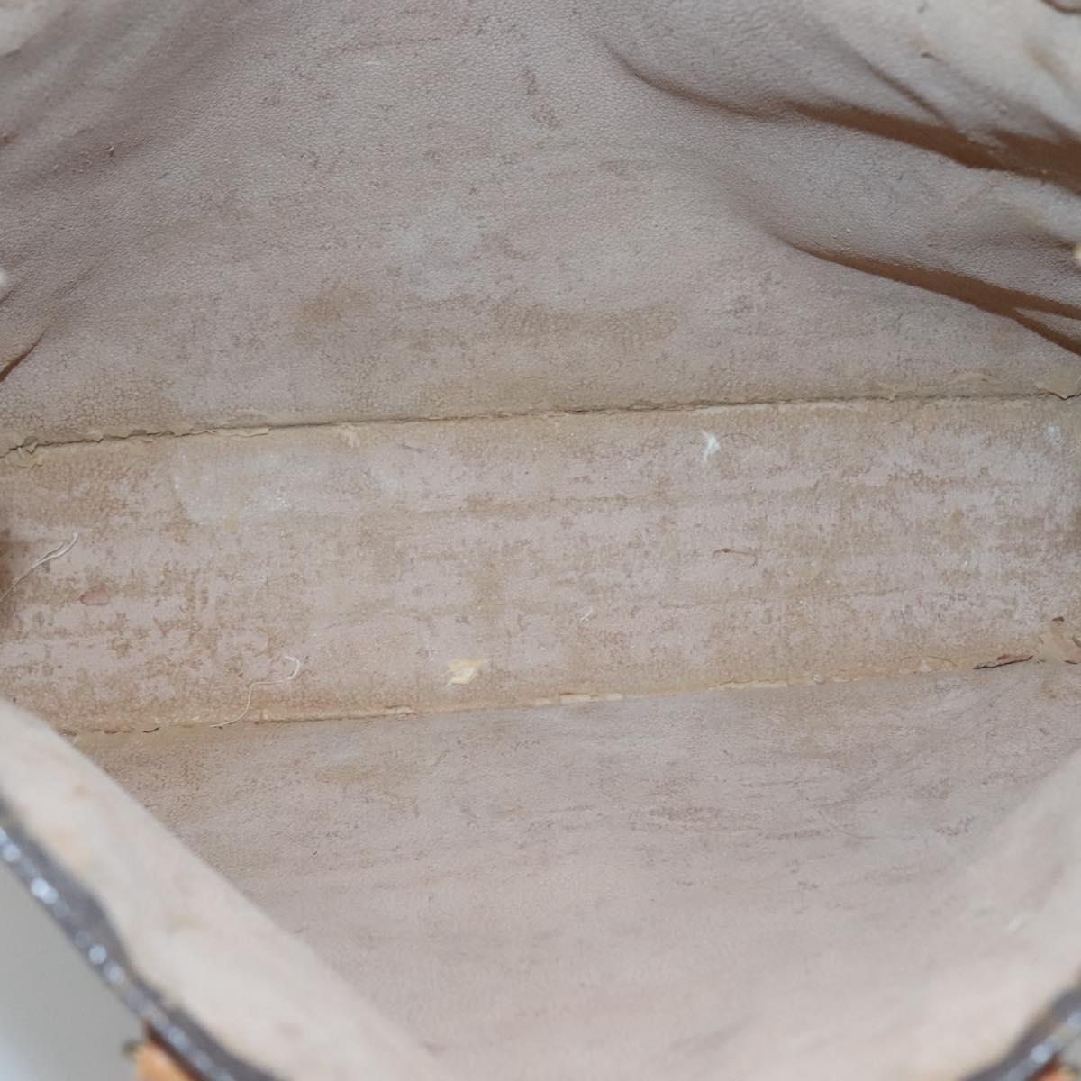 LOUIS VUITTON Monogram Sac Plat Hand Bag M51140 LV Auth 126904