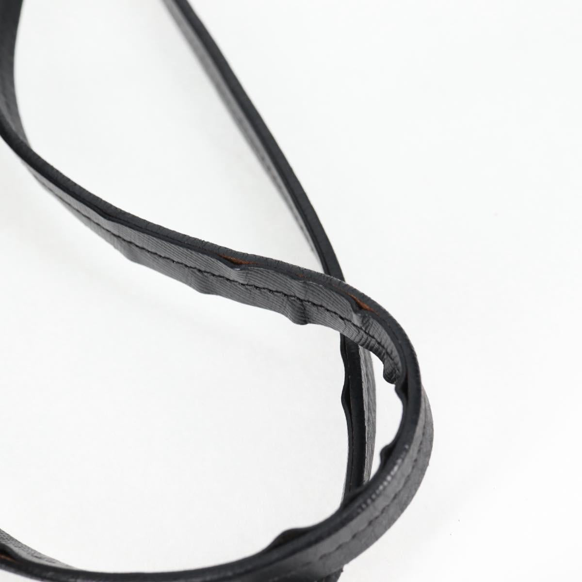 PRADA Tote Bag Nylon 2way Black Gold Auth 126914V