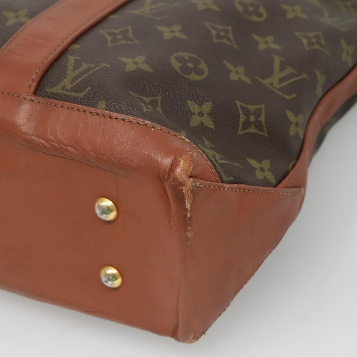 LOUIS VUITTON Monogram Sac Weekend PM Hand Bag Vintage M42425 LV Auth 127001